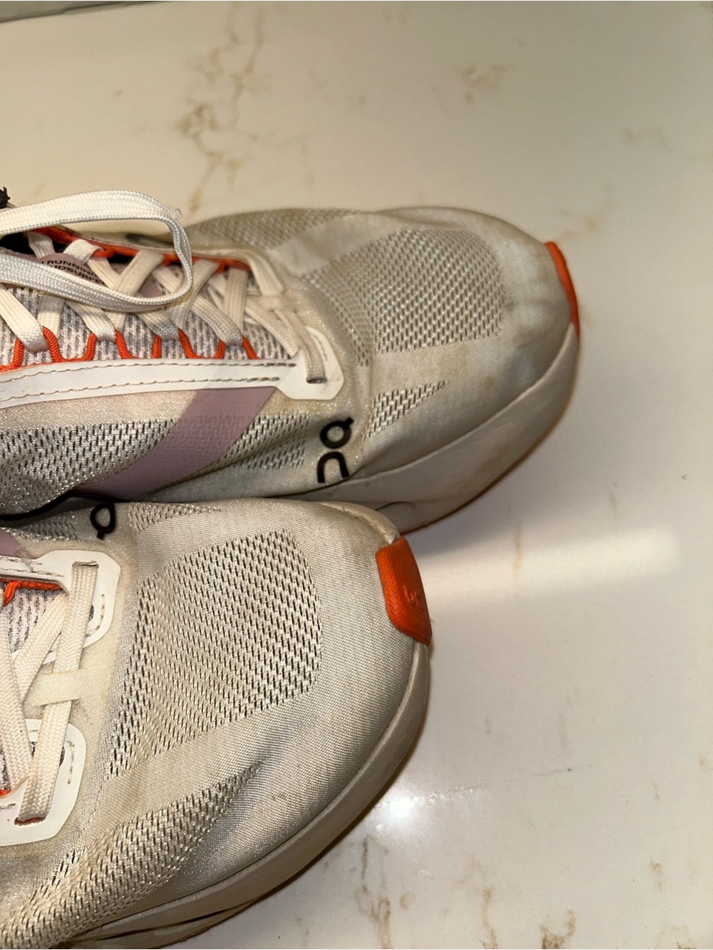 On Cloudsurfer Next Women's Size 8.5 White Flame Running Shoes Comfort Sneakers - Picture 11 of 12